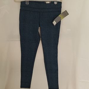 NWT Tek Gear Dry Tek Blue Legging Sz Med